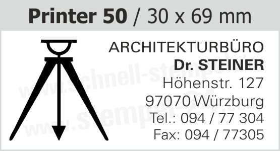 Colop Printer Line 50 Größe Colop Printer Line 50 Größe