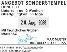 Trodat Printy 4727 Musterabdruck mit verstellbaren Abdruck