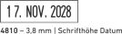 Trodat Printy 4810 Musterabdruck Datum Trodat Printy 4810 Musterabdruck Datum