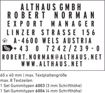 Trodat Printy 4927 Typomatic Musterabdruck