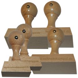 Holzstempel 40 mm • bis 80 mm Breite individuell gestalten