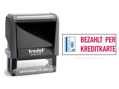Trodat Office Printy 4912 Bezahlt per Kreditkarte