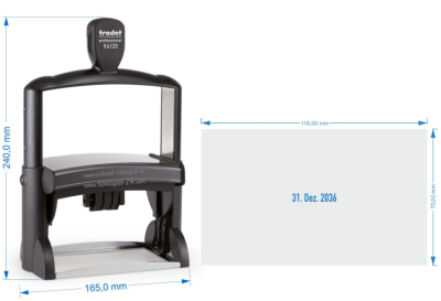 Trodat Professional 54120 - 16 Zeilen