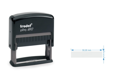 Trodat Printy 4917 (Stempelgröße 50 mm x 10 mm) 3 Zeilen