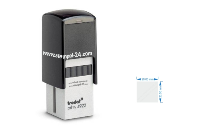 Trodat Printy 4922 Textstempel mit Abdruckgröße max. 20 x 20 mm