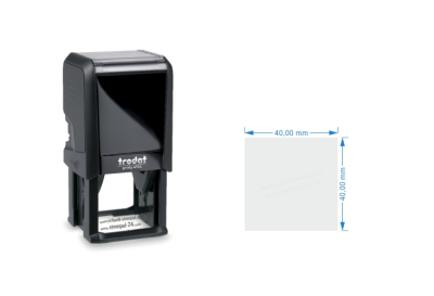 Trodat Printy 4924 Textstempel mit Abdruckgröße max. 40 x 40 mm