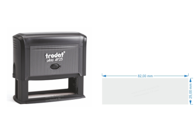 Trodat Printy 4925 (Stempelgröße 82 mm x 25 mm) 7 Zeilen