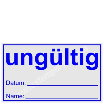 Stempel ungültig • Trodat 5206