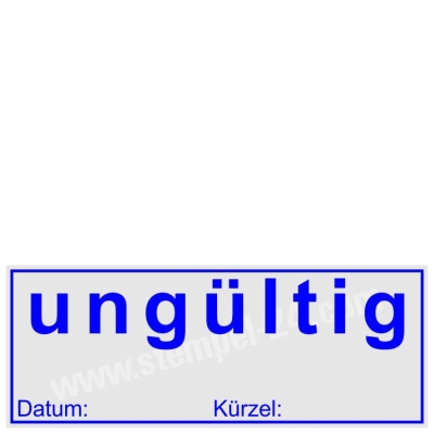 Stempel ungültig • Trodat Printy 4913 •