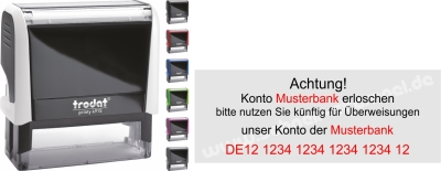 Konto erloschen • Trodat Printy 4915 •