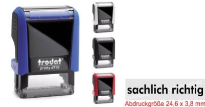 4910 Stempel sachlich richtig