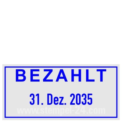 Stempel Bezahlt • Trodat Professional 5430 •