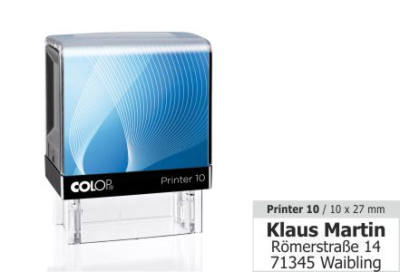 Colop Printer 10 (27x10 mm | 3 Zeilen)