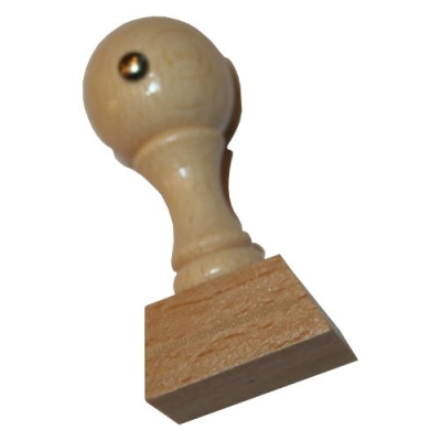 Holzstempel 30x22 mm | 7 Zeilen