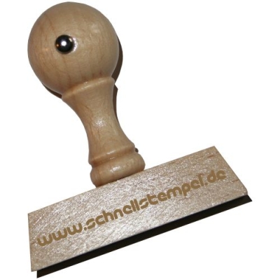 Holzstempel 60x12 mm | 4 Zeilen