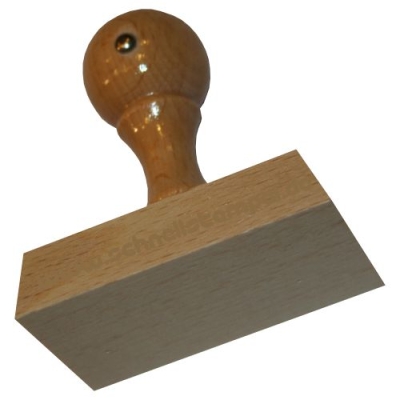 Holzstempel 70x45 mm | 13 Zeilen