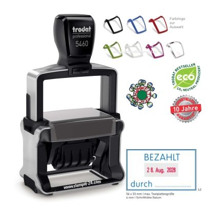 Stempel • BEZAHLT • 5460/L-L2 OFFICE Professional •